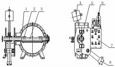 大口徑伸縮式液控緩閉蝶閥的設(shè)計(圖3)